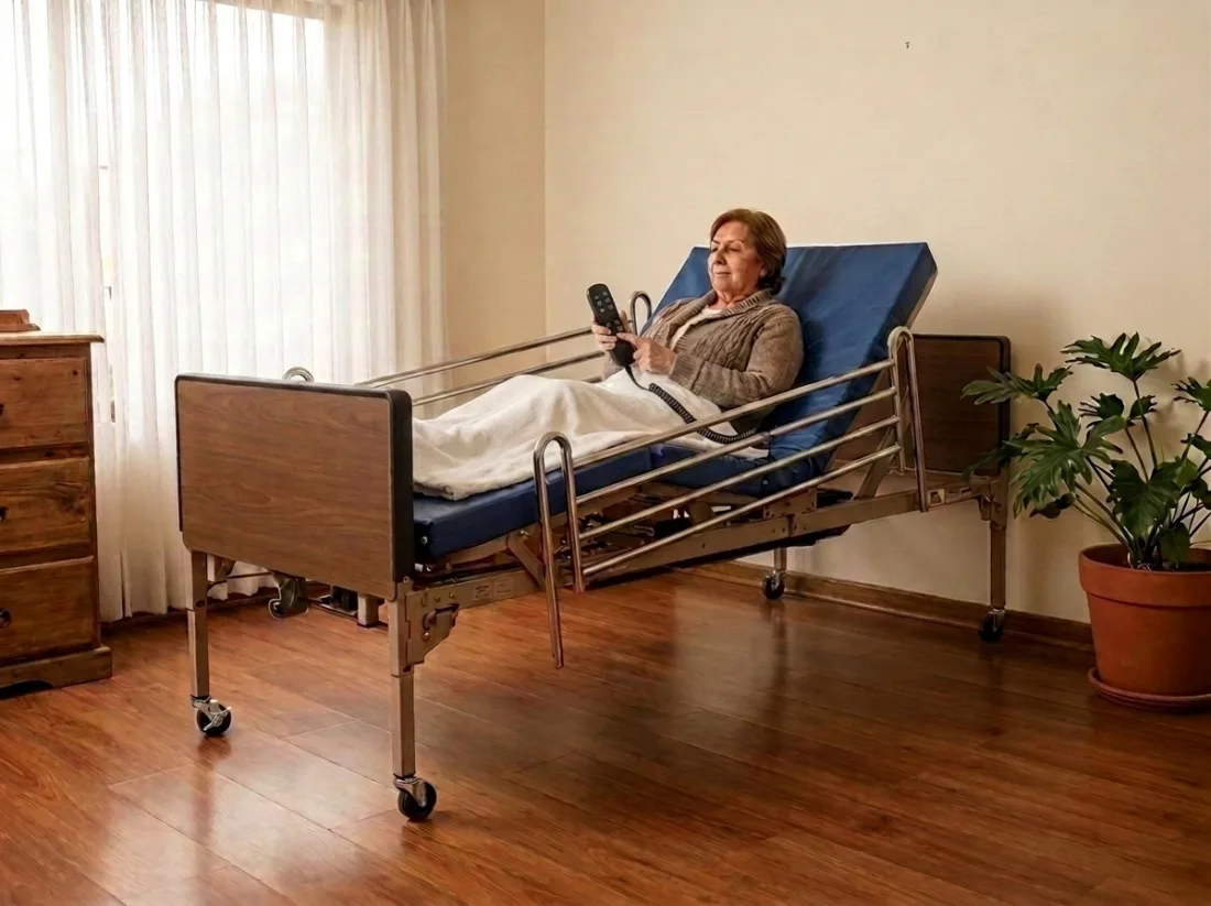 Cama Clínica Lion Elite instalada en un hogar